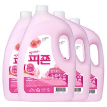 피죤 피죤 레귤러 섬유유연제 핑크로즈 본품, 3.1L, 4개 제품 이미지
